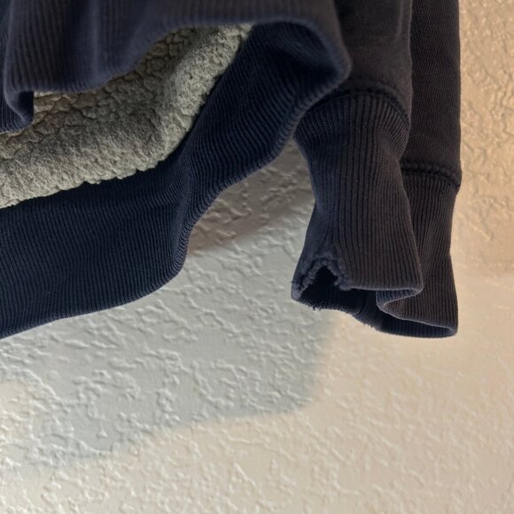 GAP Kids Sherpa Lined Cozy Arch Logo Zip Hoodie Jacket Size Medium - Picture 5 of 10